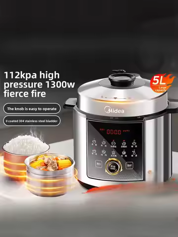 Electric Pressure Cooker, Multifunctional Double Inner Pot, Smart Rice Cooker, 112KPA New Model, Min