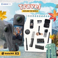 Insta360 X5 Travel ประกันศูนย์ไทย Insta360 X5 Action Camera 8K 360 Action Cam By AquaproThailand
