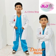 Doctor Nurse Dentist Career Day Occupation outfit Costume for kids baby toddler up to 12 yrs old JLJ