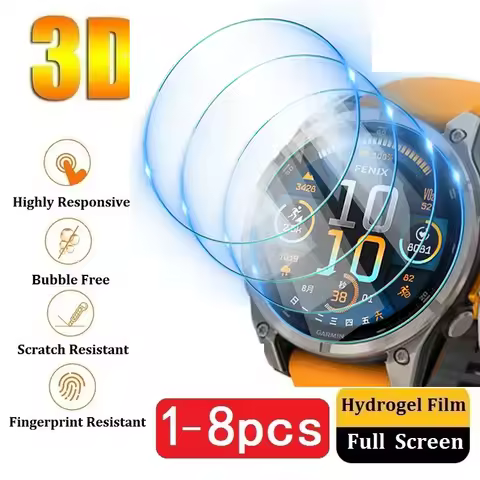 For Garmin Fenix 8 51MM 47MM 43MM AMOLED Screen Protector Protective Film for Garmin Fenix 8 AMOLED 