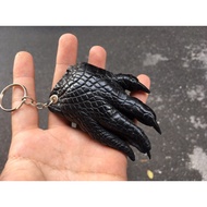 DOHA Genuine Crocodile Leather Key Chain