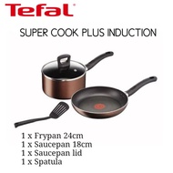 Tefal Super Cook Plus Induction 4pcs Cookware Set