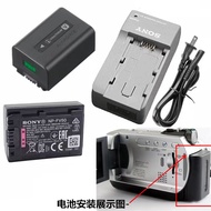 Camera Bag Suitable for Sony HDR-CX350E CX455 XR520E CX450 CX680 Camera Battery+Charger