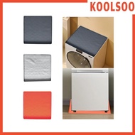 [Koolsoo] Protector Pad Washer and Dryer Cover Reusable AntiSlip Home Supplies Scratchproof Washing Silicone Mat for Dorm