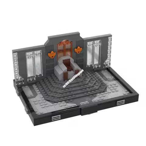 New 392Pcs Famous Star Battle Movie Moc Duel Throne Model Custom Puzzle Diy Creative Ideas Kids Toys