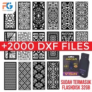 2000+ Laser Cutting File Design CNC Plasma Router DXF Vector Design v2