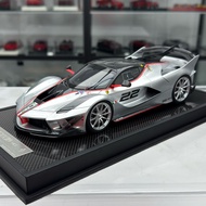 Hobby Diecast 1:18 Scale Ferrari FXXK EVO Silver Vehicle  Model Car Collection Limited Edition 20 un