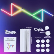 Smart RGB LED Wall Lights Smart APP RGB Strip Lights Game Room Atmosphere Lights with Music Sync DIY