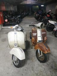 偉士牌 偉士 vespa SV 車台 PE (有牌)引擎 2台一起出售