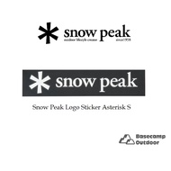 Snow Peak Logo Sticker Asterisk S