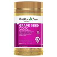 Healthy Care Grape Seed Extract 12000 Gold Jar 300 Cap/58000 200 Cap Maintain Health of Capillaries