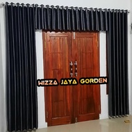 Gorden poni blackout imfort model full asesoris terbaru modern bahan tebal bagus mewah dan halus