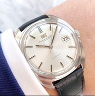 IWC 萬國 Ref. R1819 36mm 自動機械錶 | 經典鮑魚殼 直紋銀面 | 革命性啄木鳥機芯 遠低於Chrono24市場價  跟兩條鱷魚皮/牛皮 iwc代用錶帶