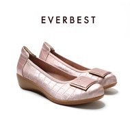 EVERBEST Women Comfort Wedges E0221122 Kasut Perempuan (Blue/Black/Pink)