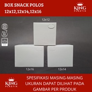 Snack Box 12x12 Plain Bread Cake Box Size 12 x 12