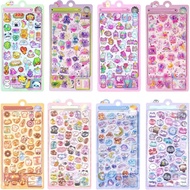 【Direct from Japan】Chisafly 2025 New Model Puffy Stickers Puffy Stickers 3D Hollow Cute Approx. 320 