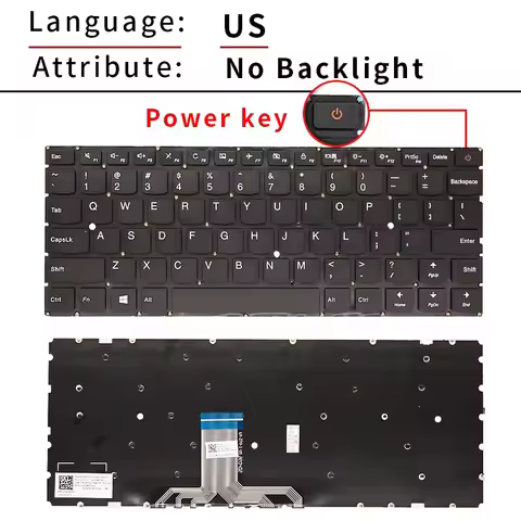 % New US/Russian Keyboard Ideapad 710S-13isk 510S-13IKB 510s-13ISK Xiaoxin Air13 pro PM2CB-LA