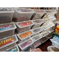 flip top storage box with wheels 56Liters big ang 48L small. sold per piece