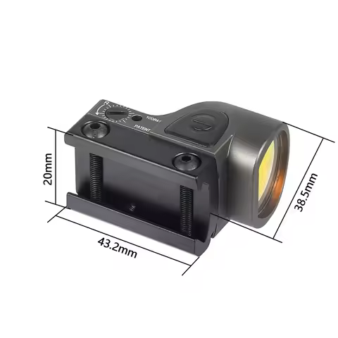 Tactical Mini Red Dot Sight Scope Metal Nylon Material Practice Shooting Pistol G17 G19 9mm Rifle AR