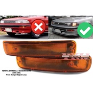 Toyota Corolla SE EE90 AE92 1990-1991 Front Bumper Lamp Signal Lamp Lampu Bumper Depan New
