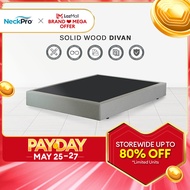 Neckpro Solid Wood Divan (Custom-Made Product) / Bed Frame /  Katil Queen/ Single/ Super Single/ King 床架 实木