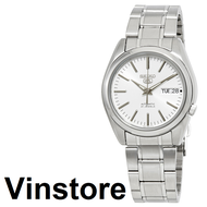 [Vinstore] Seiko 5 SNKL41 Automatic Analog Stainless Steel Strap White Dial Men Watch SNKL41K1 SNKL41K