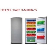 Kulkas Freezer Sharp 6 Rak FJM 189 NSS Kulkas Asi dan Es batu BOGOR