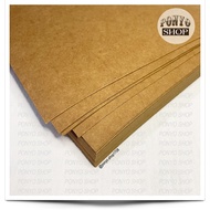 Xấp 50 tờ giấy kraft Châu Âu 350gsm khổ A4 làm Scrapbook Handmade