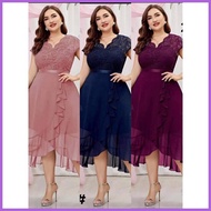 ✎ ✲ ☾ meian999 DRESS COLLECTION XL wedding ninang dress formal dress plus size dress