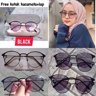 MATA Oval photocromic GLASSES photochromic glasses 2 in 1 glasses photochromic glasses Korean glasse