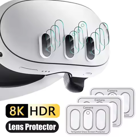 VR Glasses Host Tempered Film for Meta Quest3 Head HD Clear Tempered Glass Hardness Protective Flm f