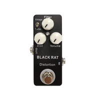Mosky Black RAT Distortion – True Bypass Guitar Effects Pedal for Electric Guitar