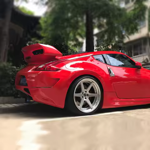 Suitable For Nissan 370z Modified Amuse Z34 Car Carbon Fiber GT Large Tail, Rear Spoiler Fixed Wind 