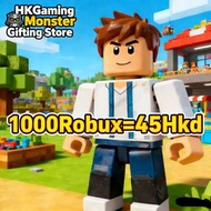 Roblox 代充代儲充值-毋須上號-正規白卡-代送 R o bu x