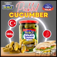 580gm Burcu Cucumber Pickle Pickles Gherkin Halal Pickled Cucumber Jeruk Timun Halal Timun Jeruk Hal