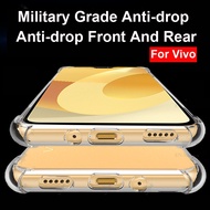 Casing Vivo V23 5G Transparent Shockproof Case For Vivo V23 V23e 5G V21 V21e X70 X60 X50 Pro Y33s Y7
