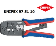 KNIPEX 97 51 10 | คีมย้ำหัวแลน คีมย้ำปลั๊ก RJ45