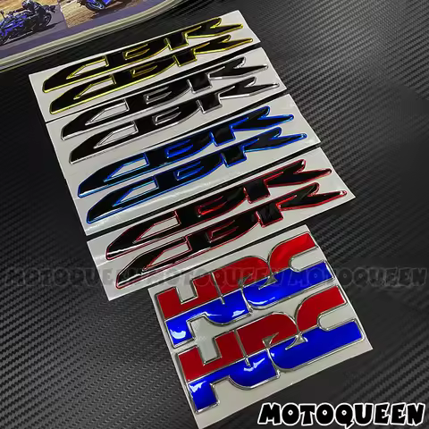 For Honda HRC CBR 250R 500R 650R 600 F2 F3 F4 F5 1000 RR Motorcycle Fairing 3D Label Emblem Logo Fue