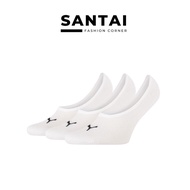 SFC PUMA Unisex Invisible Socks Stokin Pendek Stoking Pendek Stoking Putih White Socks 90710402