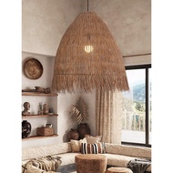 Year of the Horse Retro Rattan Lamps Japanese Style Silent Style Restaurant Lantern Designer Bedroom