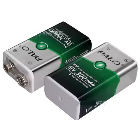 For PALO 9V Ni-MH Rechargeable Battery 6F22 NIMH 300mAh 9V Battery for 6F22 9V Ni-CD Ni-MH Li-ion ba