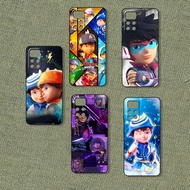 Fall protection cover for Xiaomi Redmi Note 10S 10A 10X 10 Lite Pro Max fang boboiboy Cartoon Soft black phone case