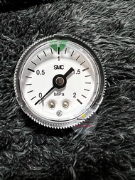 SMC Back Entry Pressure Gauge 0.2MPa, G46-2-01, 0MPa min