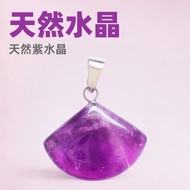 Natural Amethyst Pendant Amethyst Flower Earrings Necklace Dream Lavender Conformal Amethyst Earring