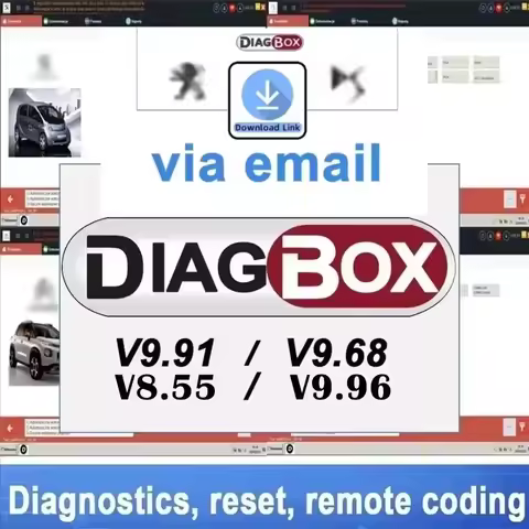 New Lexia3 Diagbox V9.91&V9.68 diagnosis V7.83 PP2000 V48/V25 For Citroen/Peugeot Car Diagnostic Too