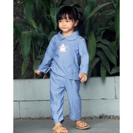 Children's Suit Hornet knit sari Drawstring Side mixue Image/Girl's Suit