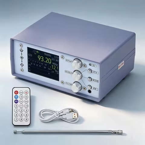 TEF6686 RDS Full Band Radio Receiver Multiband AM FM LM MW SW OIRT Band Portable Desktop Stereo Radi
