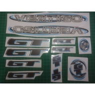 BMX GT Vertigo GT Bicycles Decal Transparent Sticker