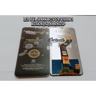 Lcd Touchscreen Tecno KG5K/KG5J/KQ5Q/KH6/KG5P/S661LP/S661L/S661LN Itel Vision 3 / Tecno Spark 8C/9i/