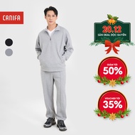 CANIFA MEN men's sweatshirt set with mid-neck zipper 8ST24W001 FW25